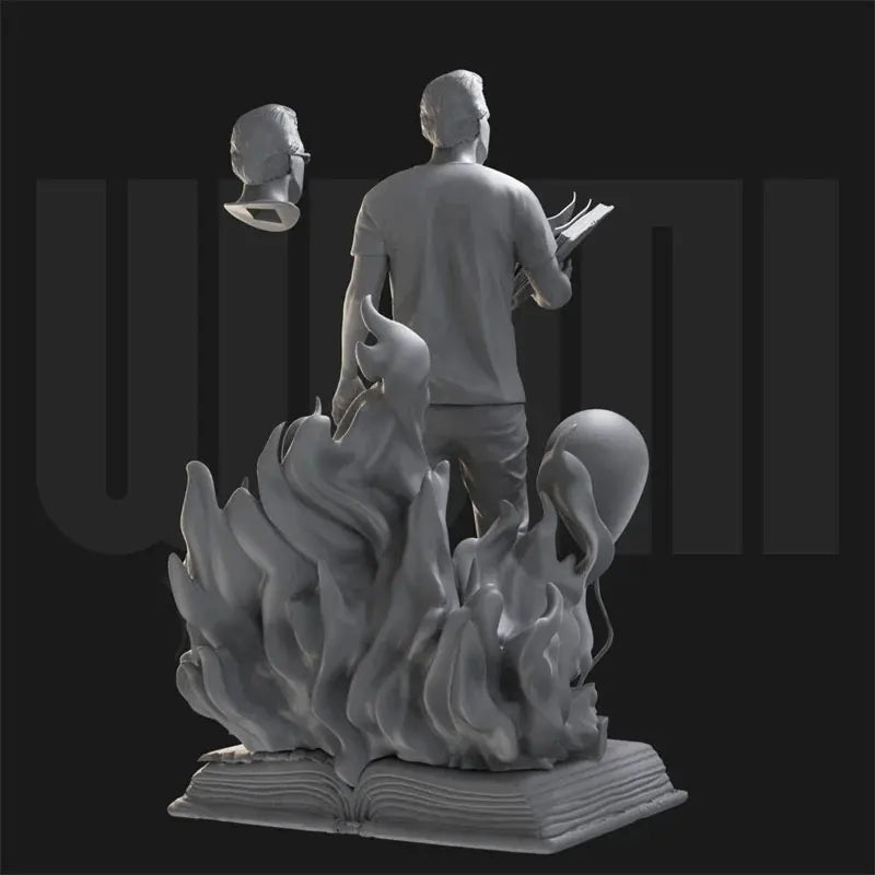 1/24 Stephen King Horror Scene, 7 Figures, Resin Model Diorama Kit, Fantasy Theme, Unassembled and Unpainted