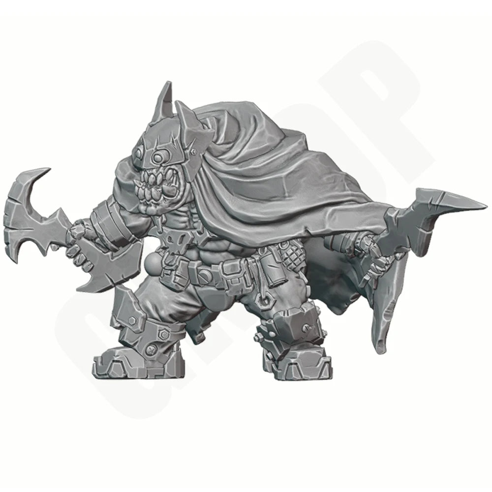 1/35 Orc Chieftain, Resin Model Figure Kit, Fantasy Theme, Unassembled and Unpainted