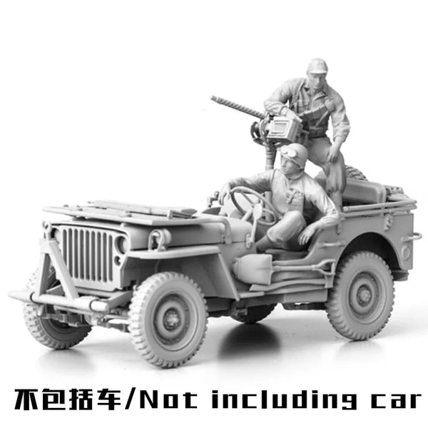 WWII Allied — 1/35 Resin Figure Set