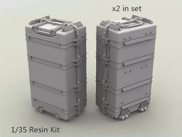1/35 WWII Military Supply Containers, Resin Model Vehicle Kit, Unassembled and Unpainted