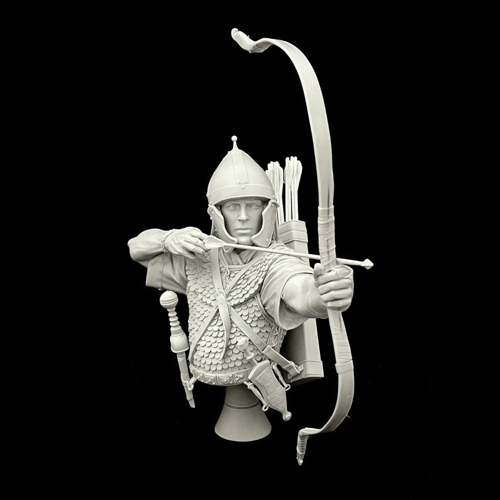 1/10 Ancient Roman Auxiliary Archer, Resin Model Bust Kit, Unassembled and Unpainted