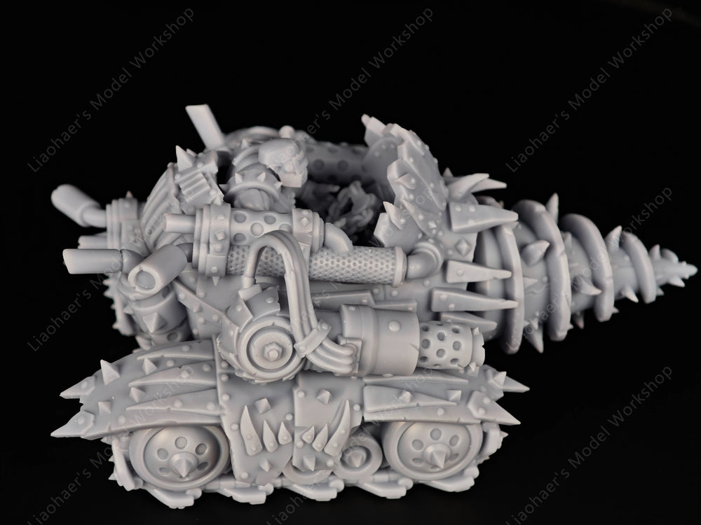 Drill Engine, Resin Model Accessory Kit, Sci-Fi Theme, Unpainted