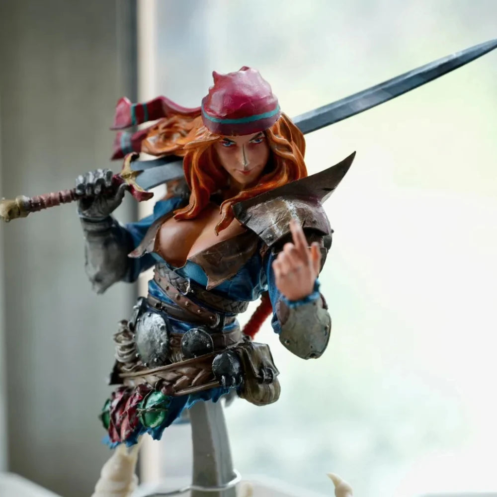 1/10 Female Pirate Warrior, Resin Model Figure Kit, Fantasy Theme, Unassembled and Unpainted