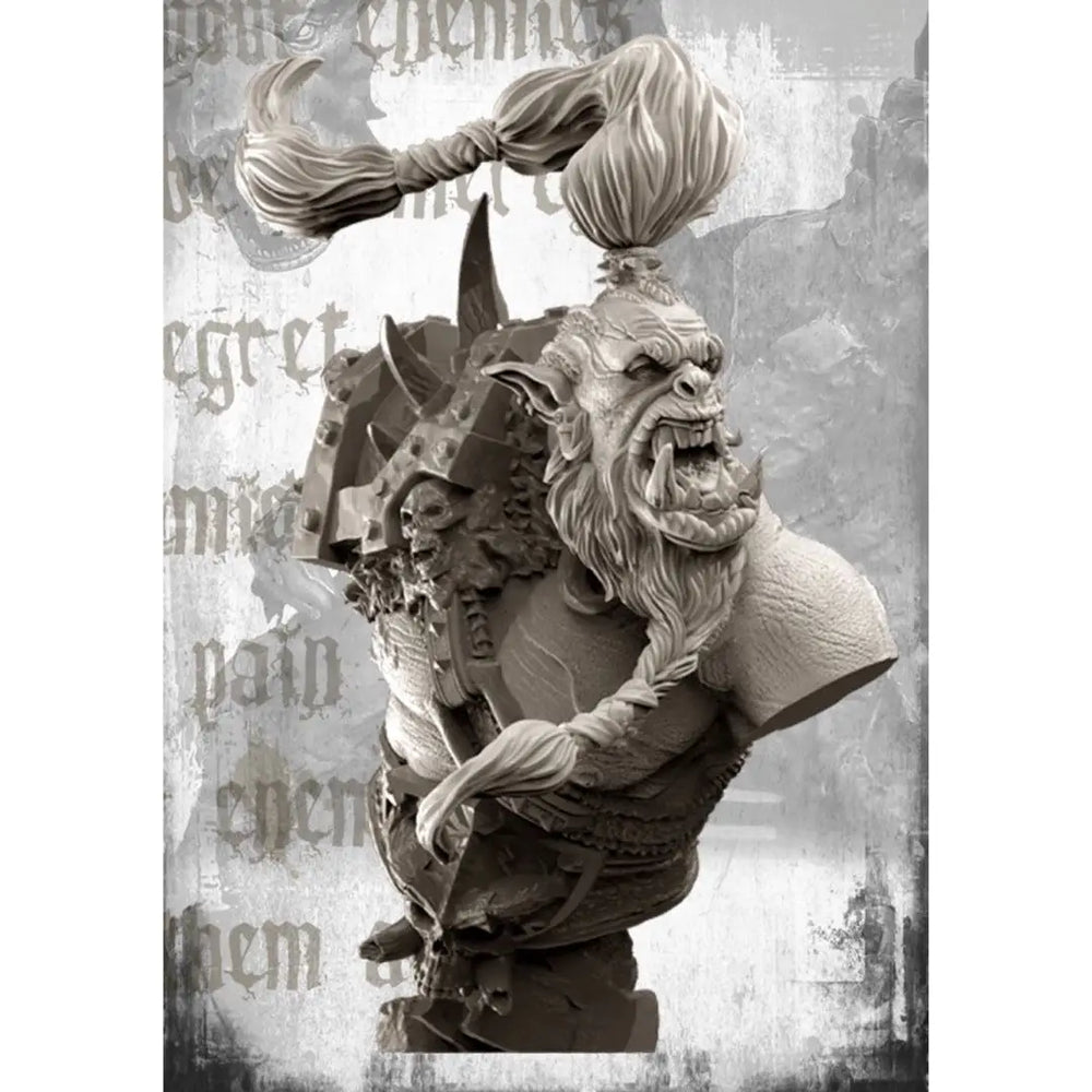 1/10 Demon Creature, Resin Model Bust Kit, Fantasy Theme, Unassembled and Unpainted