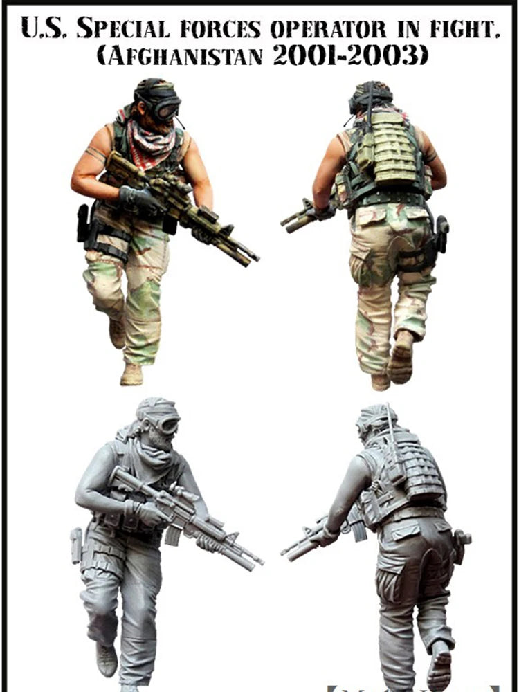 1/35 Modern U.S. Special Forces, Resin Model Figure Kit, Unassembled and Unpainted