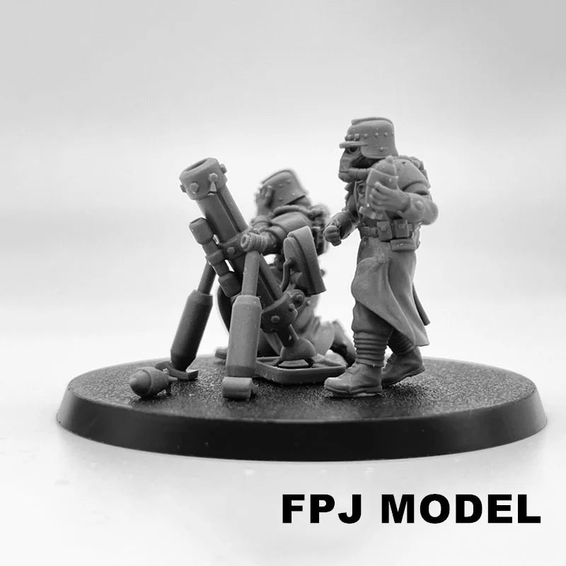 28mm Guard Decimators Squad, 48 Figures, Resin Model Figure Kit, Sci-Fi Theme, Unassembled and Unpainted