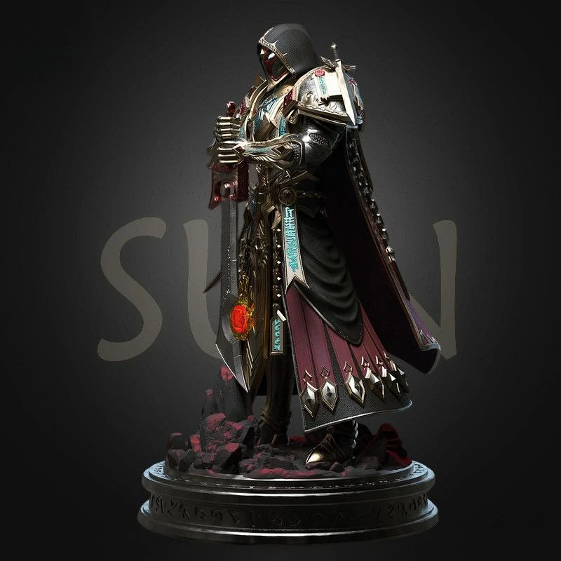 150mm Saint Knight, Resin Model Figure Kit, Fantasy Theme, Unassembled and Unpainted