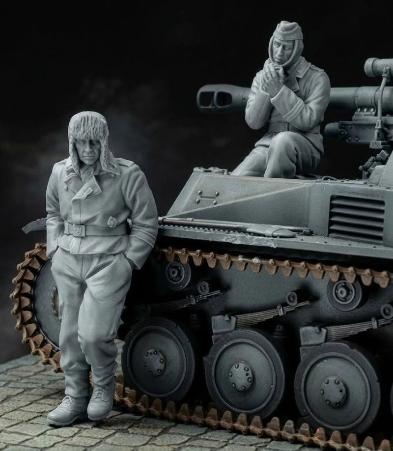 WWII Tank Crew — 1/35 Resin Figure Set