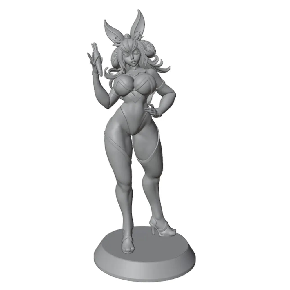 1/24 Female Warrior, 3 Figures, Resin Model Figure Kit, Fantasy Theme, Unassembled and Unpainted
