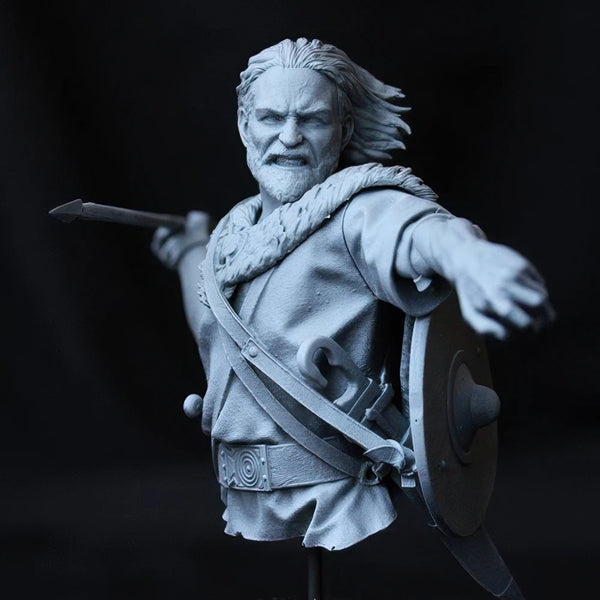 1/10 Ancient Lusitanian Warrior Viriatus, Resin Model Bust Kit, Unassembled and Unpainted