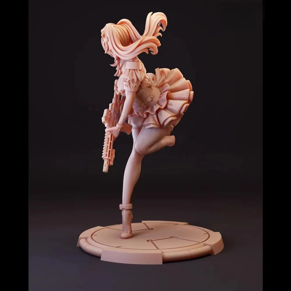 75mm Modern Female Special Forces Soldier, Resin Model Figure Kit, Unassembled and Unpainted