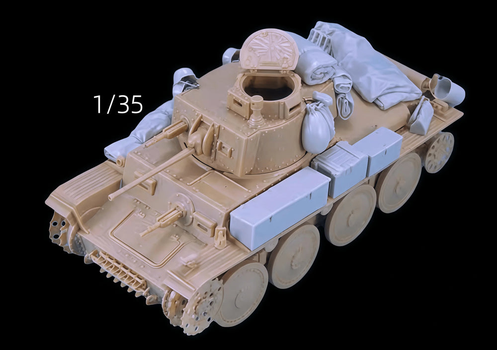1/35 WWII German Pz. Kpfw. 38(t), Resin Model Vehicle Kit, Unassembled and Unpainted