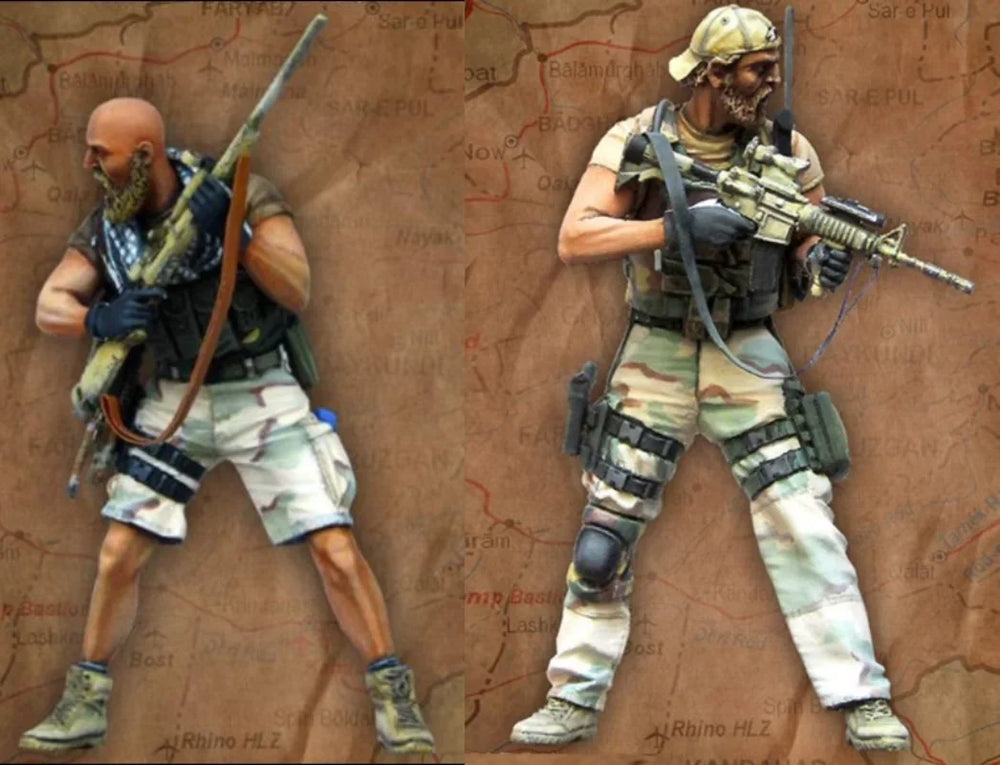1/35 Modern US Tactical Operator in Ready Stance, Resin Model Figure Kit, Unassembled and Unpainted