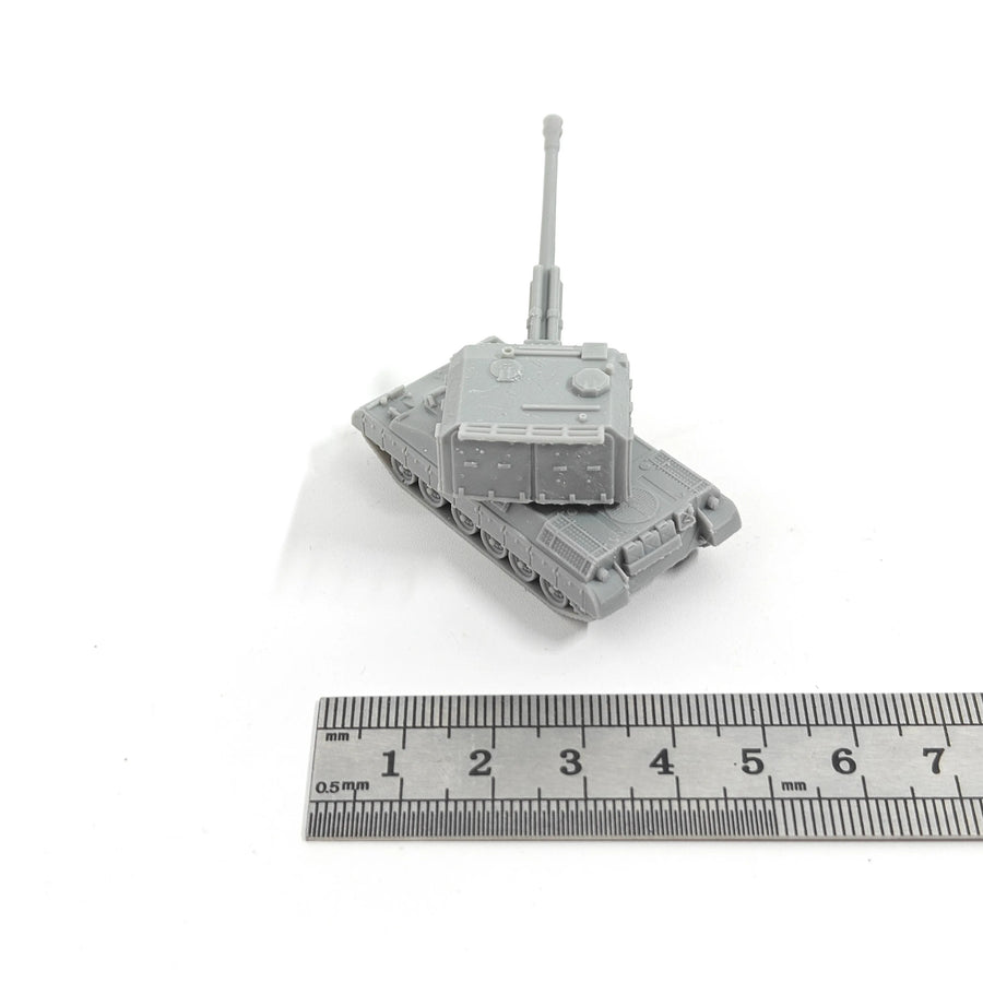 WWII German Flakpanzer IV Wirbelwind 37mm AA Tank 1/144 Resin Vehicle Kit - resin model view 4