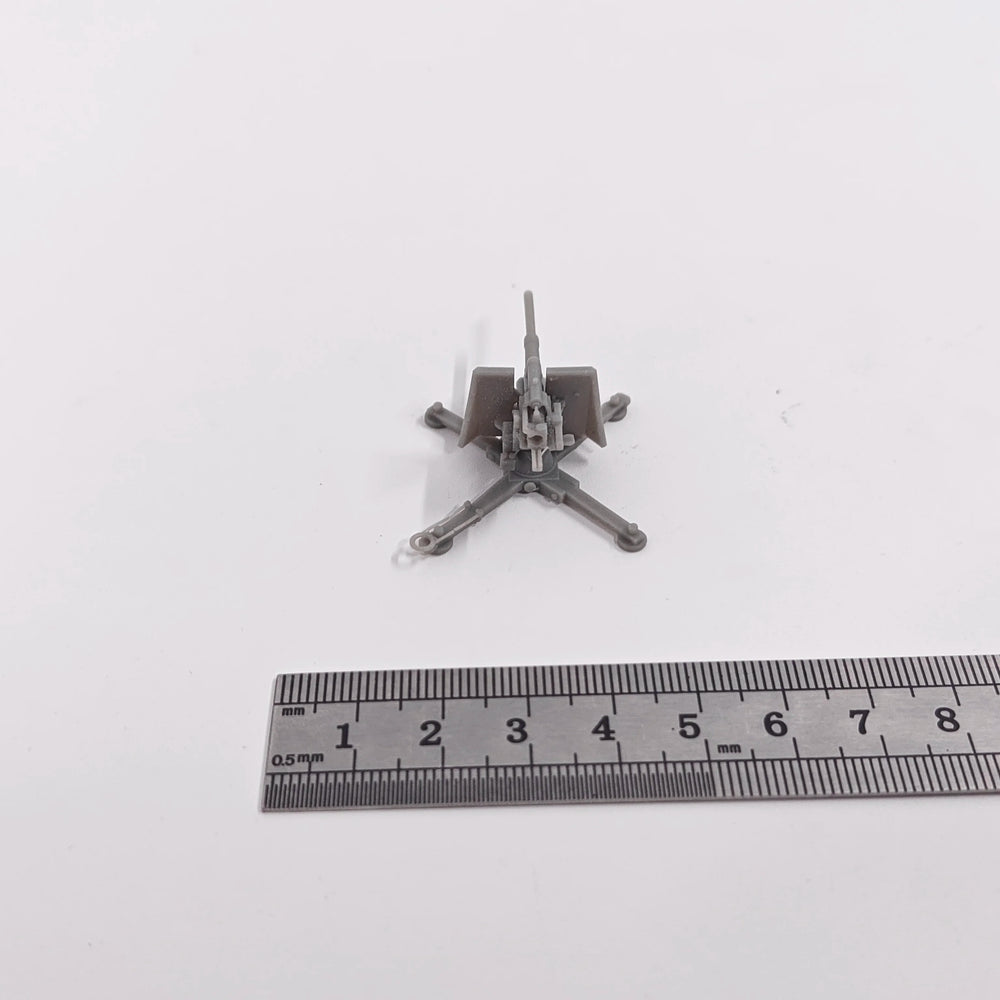 1/144 WWII German Flak 36 88mm Gun, Resin Model Vehicle Kit, Unassembled and Unpainted