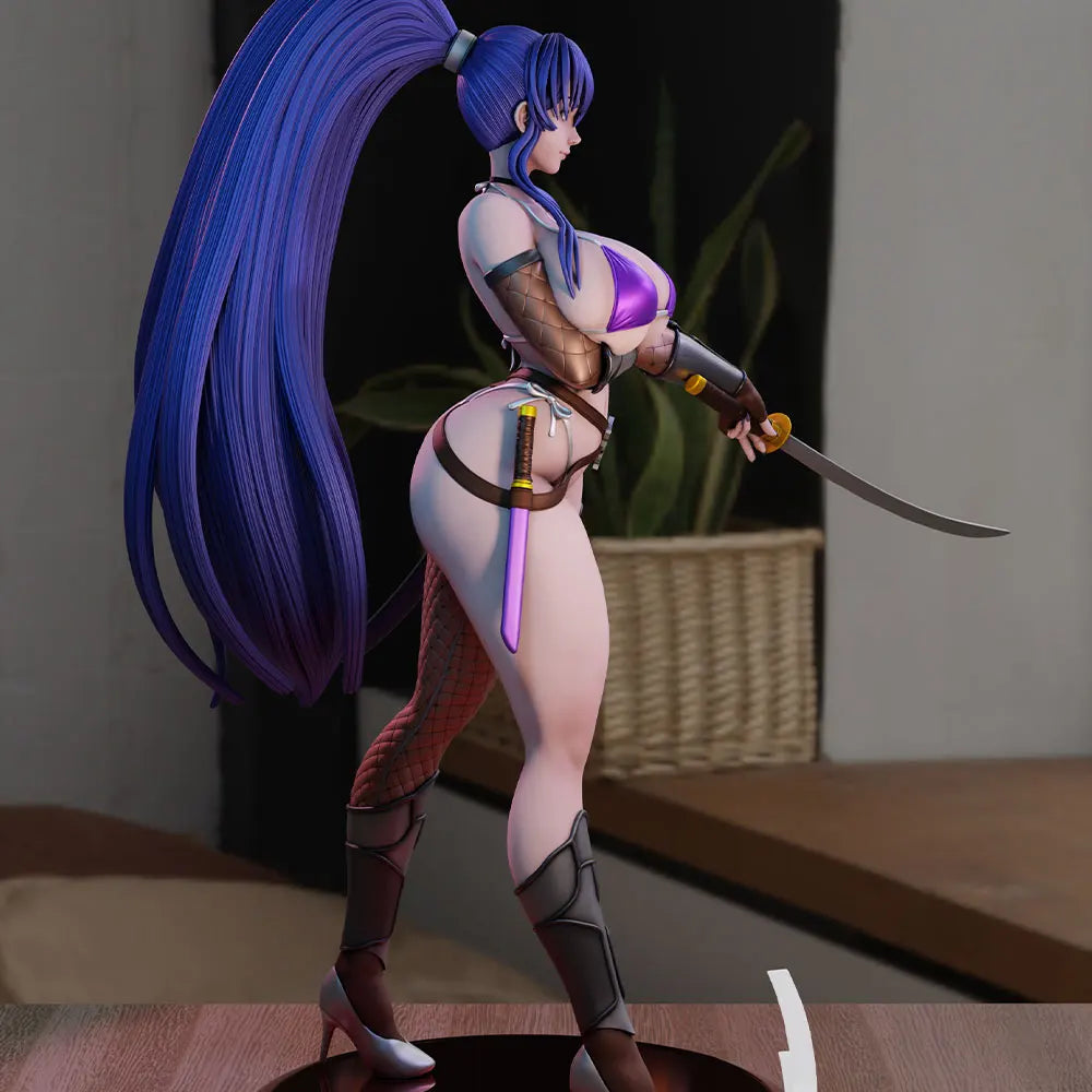 1/24 Warrior Woman, Resin Model Figure Kit, Anime Theme, Unassembled and Unpainted