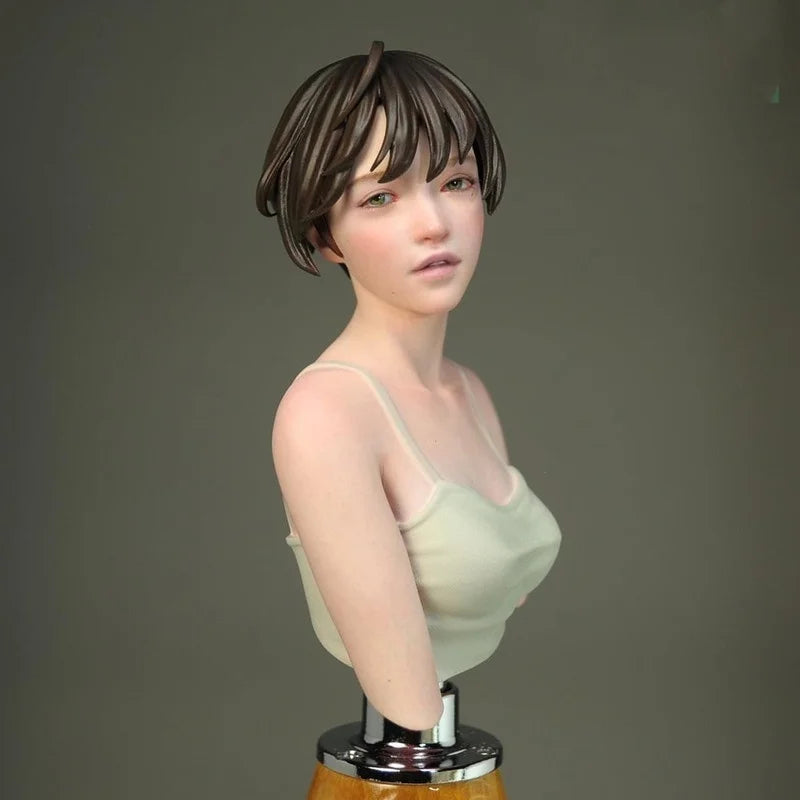 Female, Resin Model Bust Kit, Anime Theme, Unassembled and Unpainted