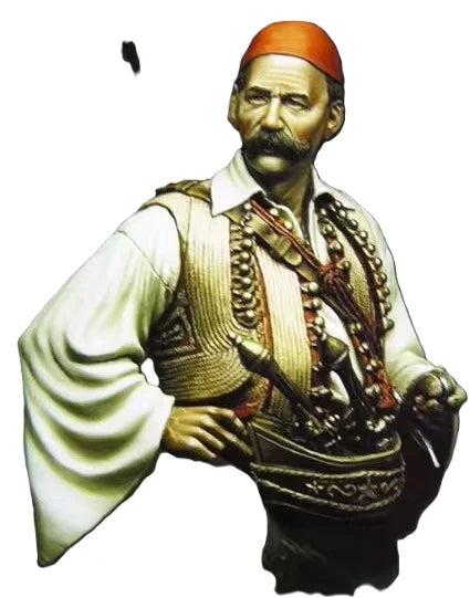 1/10 Historical Civilian, Resin Model Figure Kit, Historical Theme, Unassembled and Unpainted