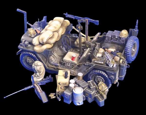 1/35 Cold War M151 MUTT Utility Vehicle, Resin Model Vehicle Kit, Unassembled and Unpainted