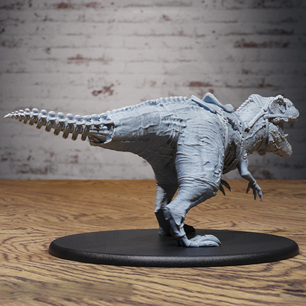 1/35 Tyrannosaurus Rex Warrior, Resin Model Creature Kit, Wildlife Theme, Unassembled and Unpainted