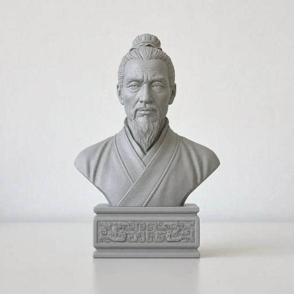 120mm Ancient Mozi, Resin Model Bust Kit, Unassembled and Unpainted