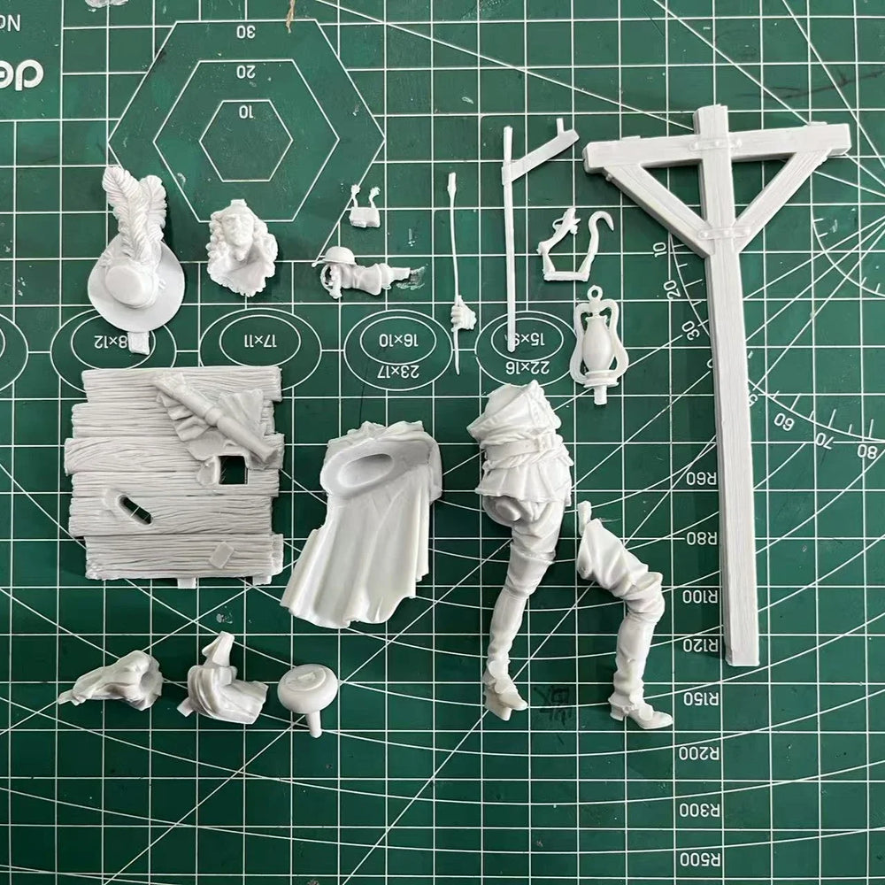1/24 Pirate Buccaneer, Resin Model Figure Kit, Fantasy Theme, Unassembled and Unpainted