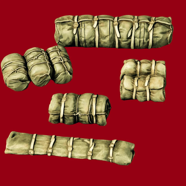 1/35 WWII Sherman Tank Debris, Resin Model Accessory Kit, Unpainted