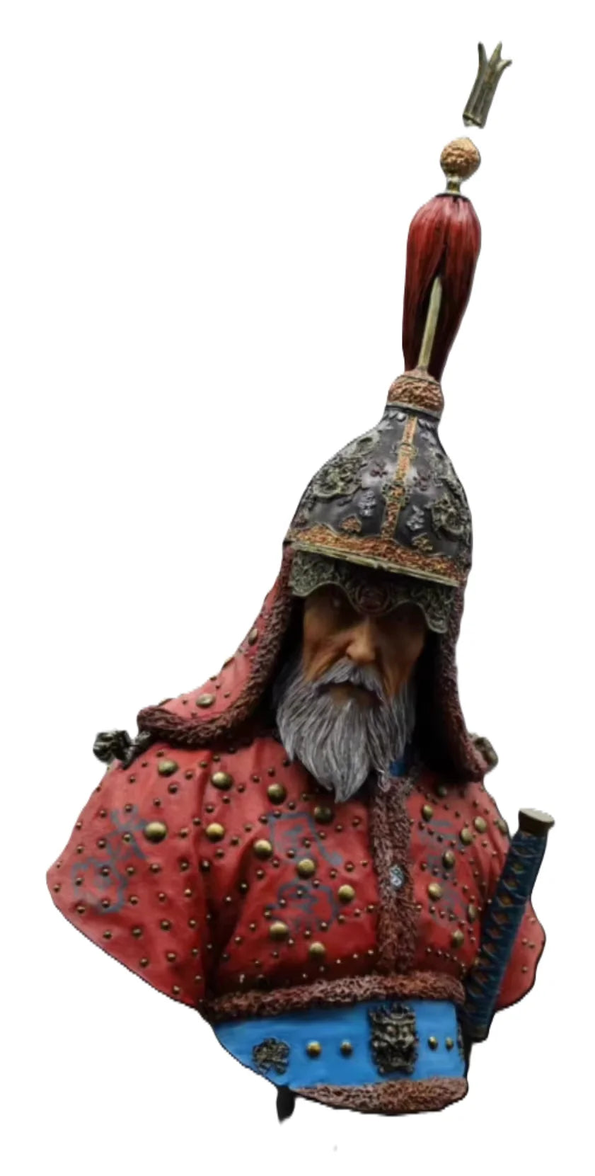 1/10 Eastern European Military Leader, Resin Model Bust Kit, Military Theme, Unassembled and Unpainted