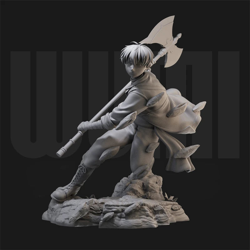 1/18 Fantasy Warriors, 3 Figures, Resin Model Figure Kit, Anime Theme, Unassembled and Unpainted