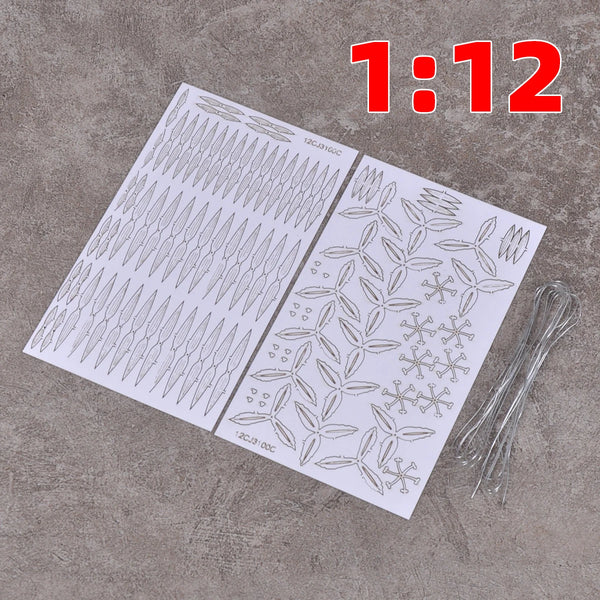 1/12 Lily Flowers, Resin Model Accessory Kit, Wildlife Theme, Unpainted