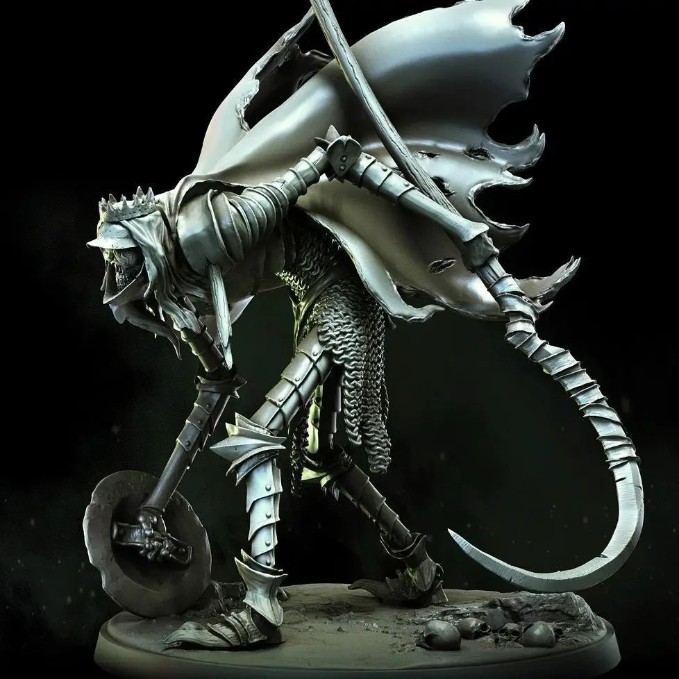 75mm Demonic Dragon, Resin Model Figure Kit, Fantasy Theme, Unassembled and Unpainted