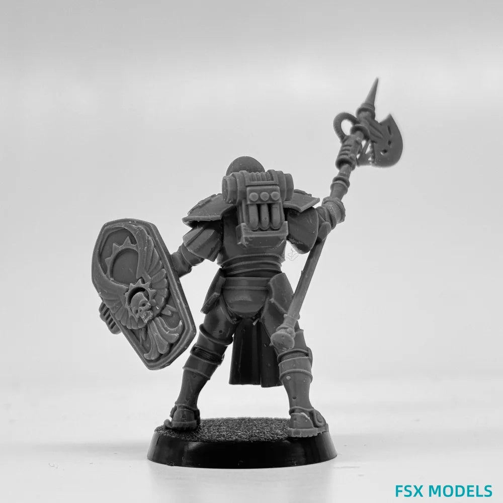 Vodalites Purifiers Warriors, 10 Figures, Resin Model Figure Kit, Fantasy Theme, Unassembled and Unpainted