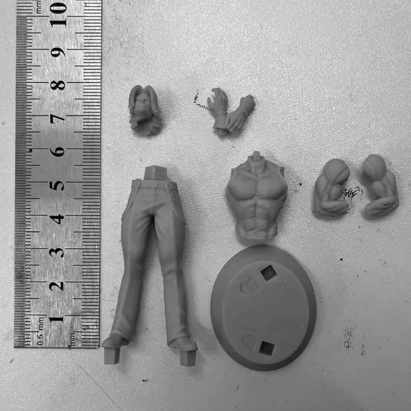 1/24 King of Fighters Rugal, Resin Model Figure Kit, Anime Theme, Unassembled and Unpainted