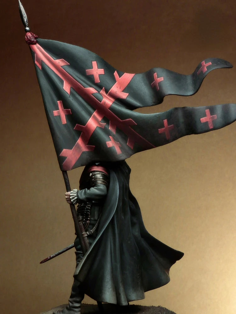 1/24 Medieval 16th Century Military Officer, Resin Model Figure Kit, Unassembled and Unpainted