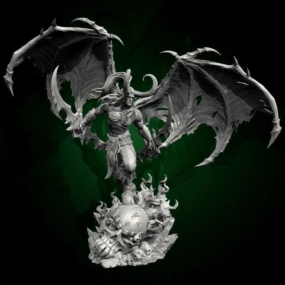 50mm Night Elf Daemon, Resin Model Figure Kit, Fantasy Theme, Unassembled and Unpainted