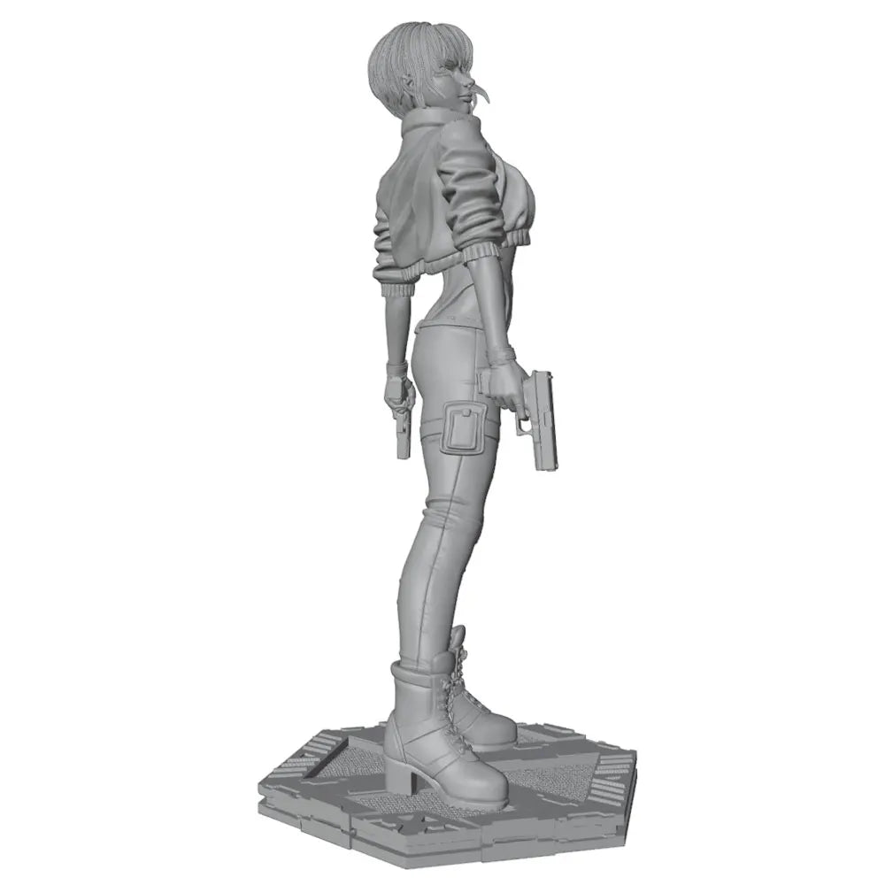 1/24 Tactical Female Character, Resin Model Figure Kit, Anime Theme, Unassembled and Unpainted