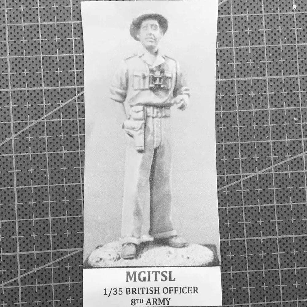 1/35 WWI British Officer, Resin Model Figure Kit, Unassembled and Unpainted