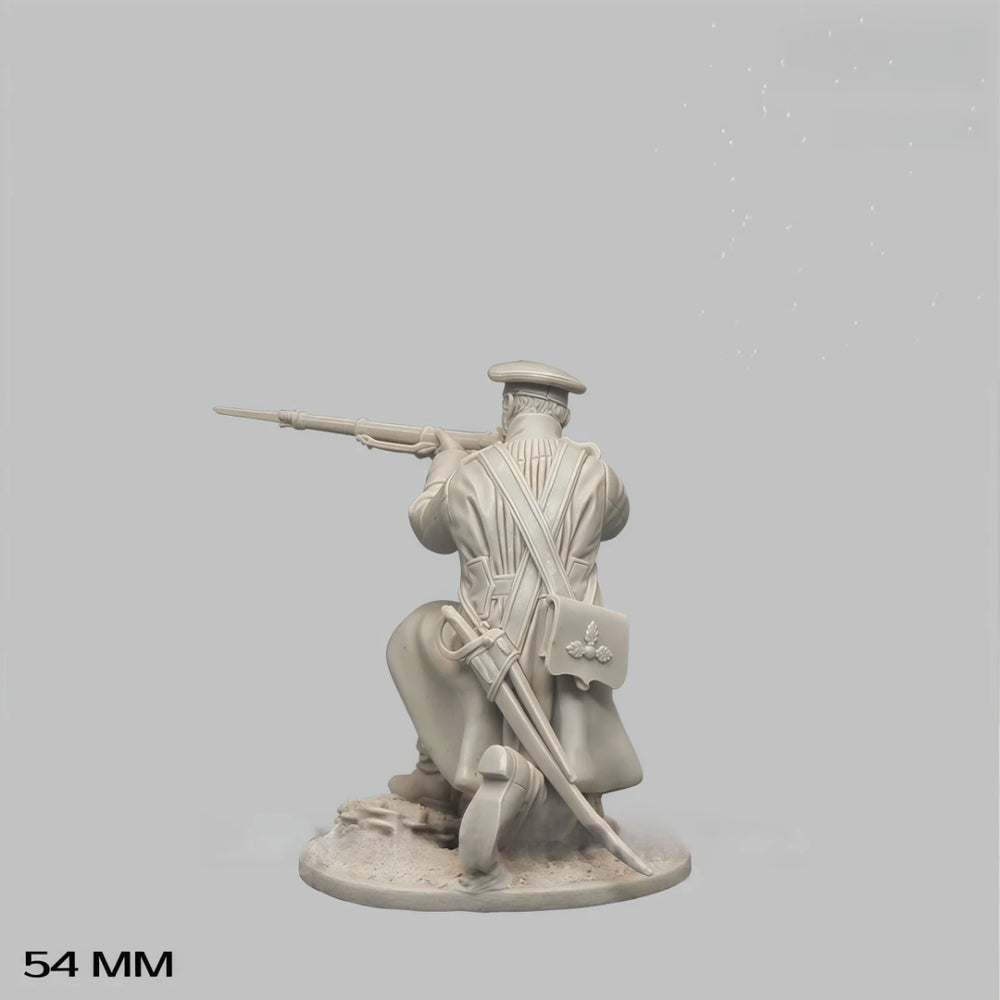 54mm Modern 19th Century Russian Grenadier, Resin Model Figure Kit, Unassembled and Unpainted