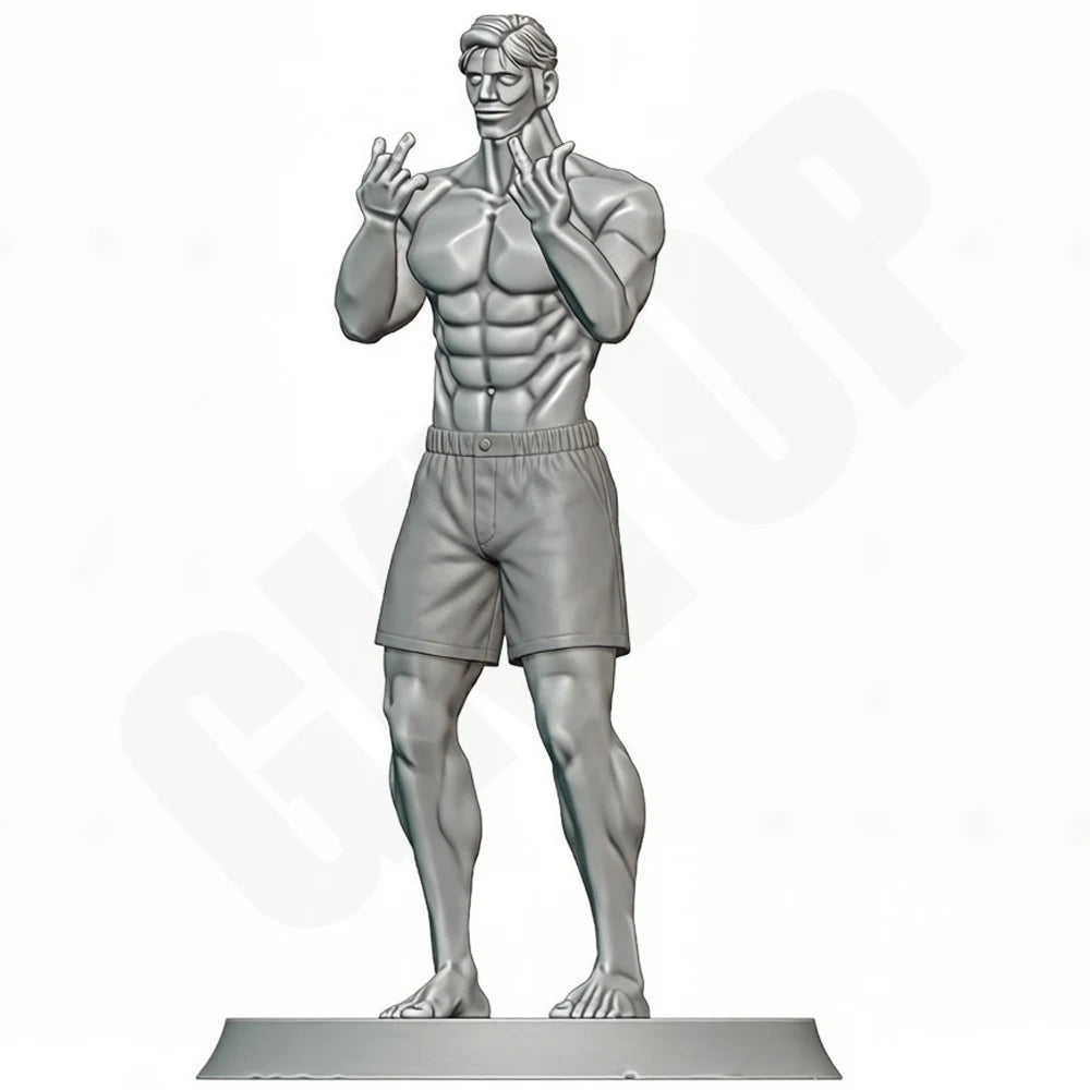 1/24 Muscular Male, Resin Model Figure Kit, Unassembled and Unpainted