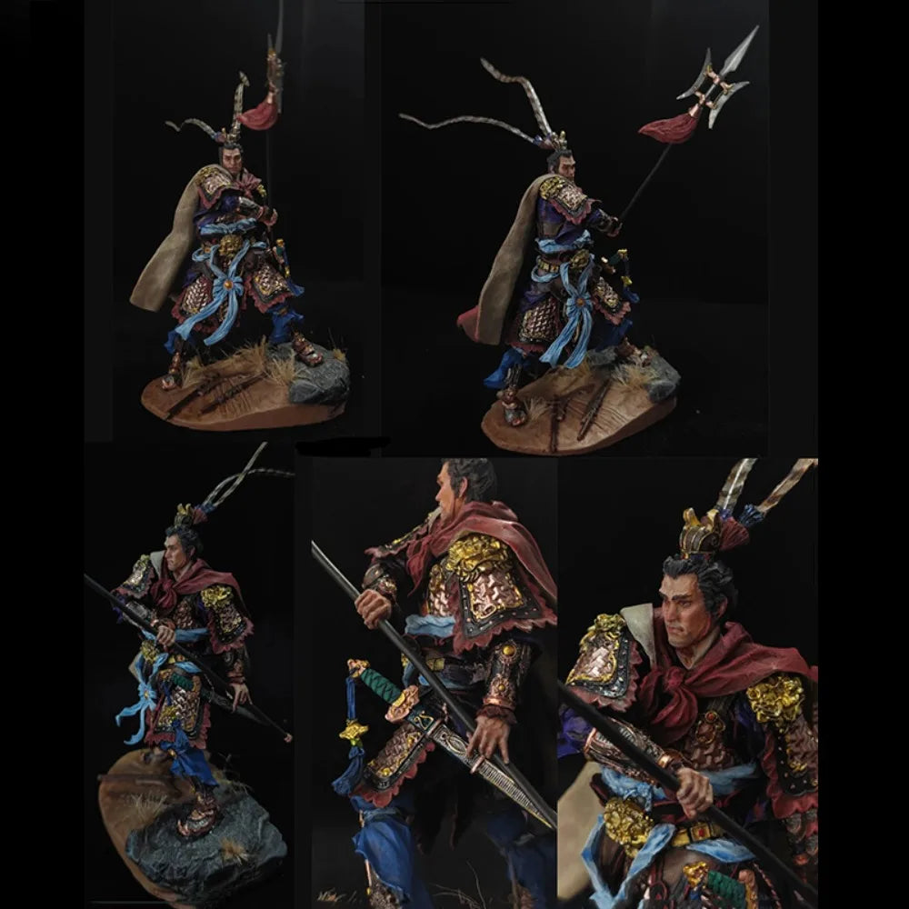 1/16 Ancient Lv Bu Three Kingdoms, Resin Model Figure Kit, Unassembled and Unpainted