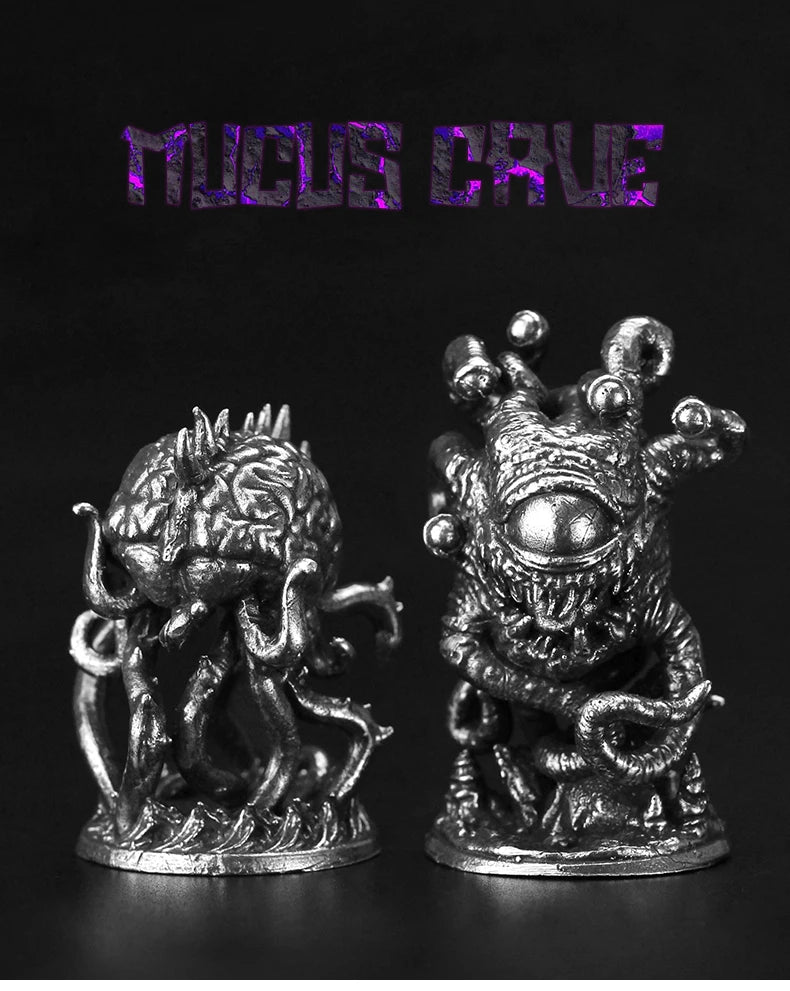 128mm Grimdark Tentacled Monsters, 6 Figures, Resin Model Figure Kit, Fantasy Theme, Unassembled and Unpainted