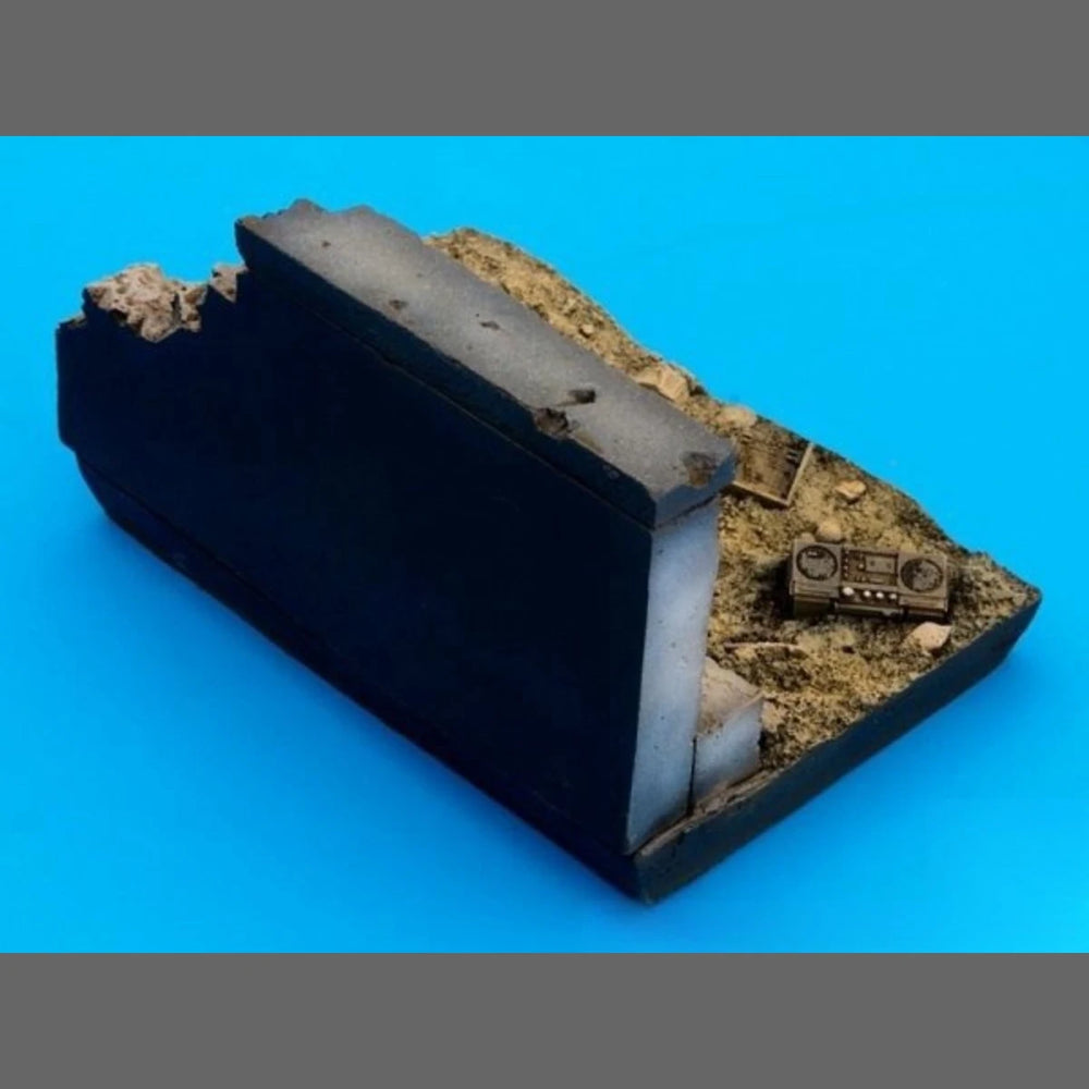 1/35 Modern Iraqi Ruined Street Sections, Resin Model Terrain Kit, Unpainted