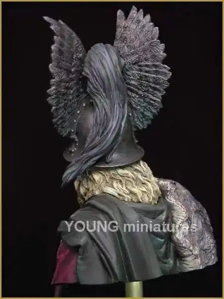 1/10 Medieval 6th Century Scandinavian Warrior, Resin Model Bust Kit, Unassembled and Unpainted