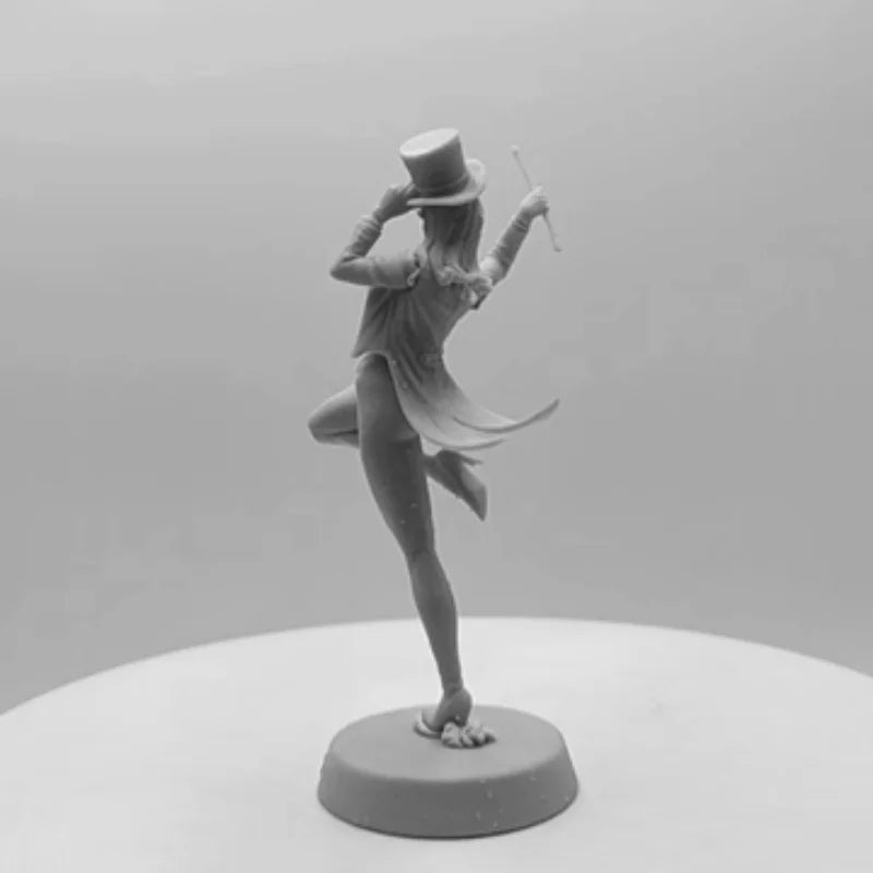 1/24 Pin-up Magic Girl Steampunk, Resin Model Figure Kit, Unassembled and Unpainted