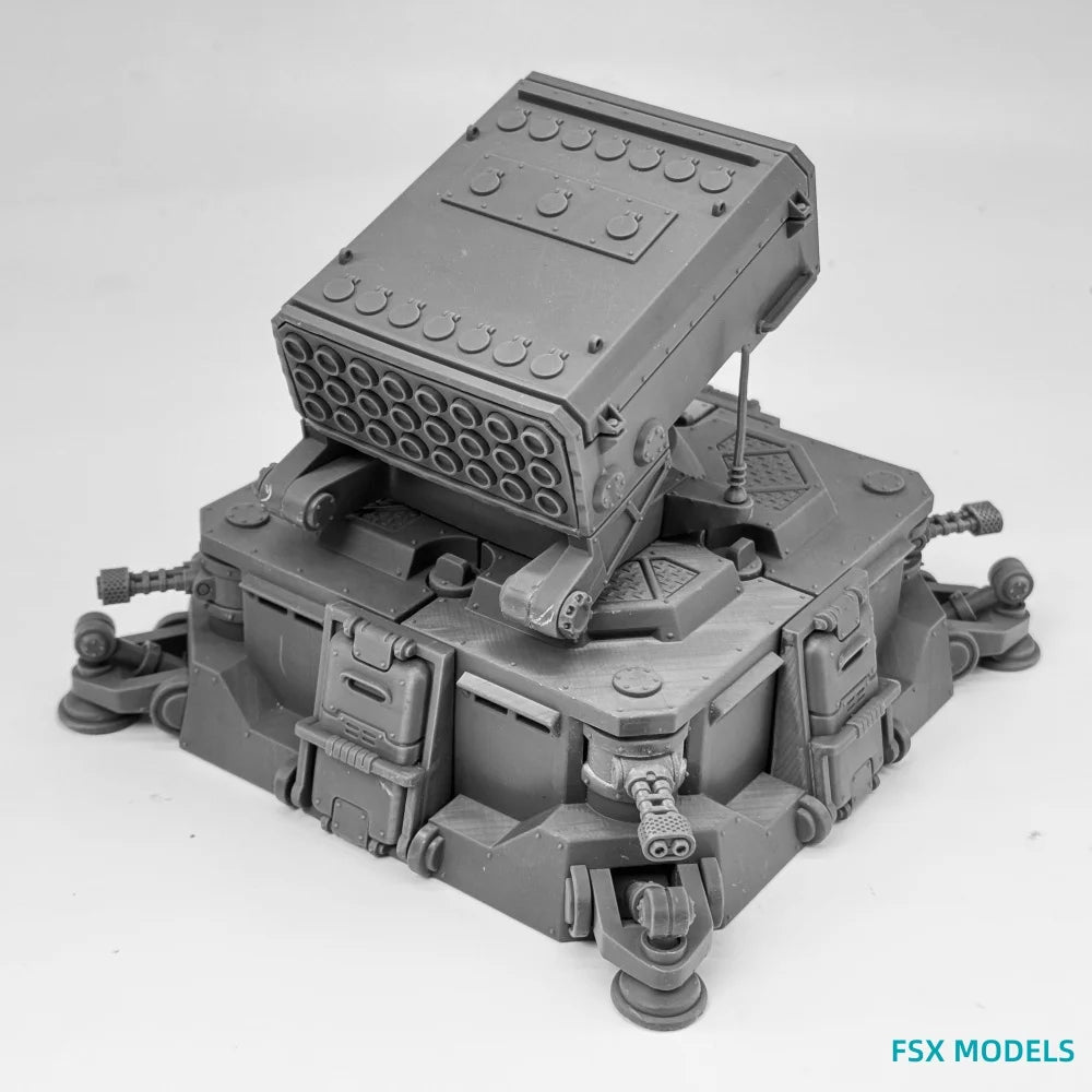 Military Sci-Fi Bunker Fortification, Resin Model Terrain Kit, Sci-Fi Theme, Unpainted