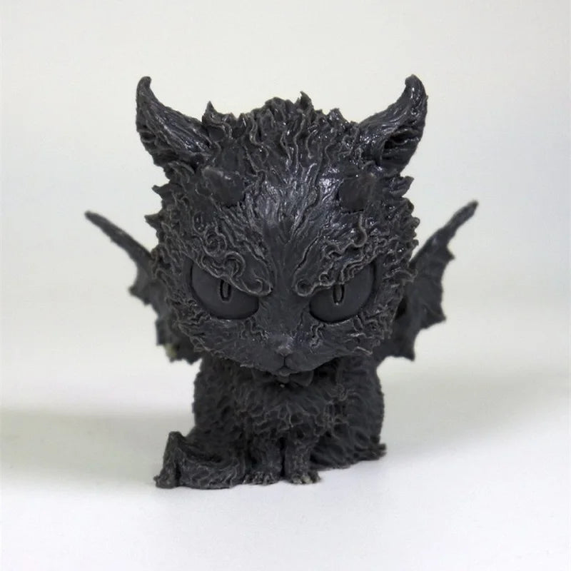 Demonic Cat Creature, Resin Model Creature Kit, Fantasy Theme, Unassembled and Unpainted