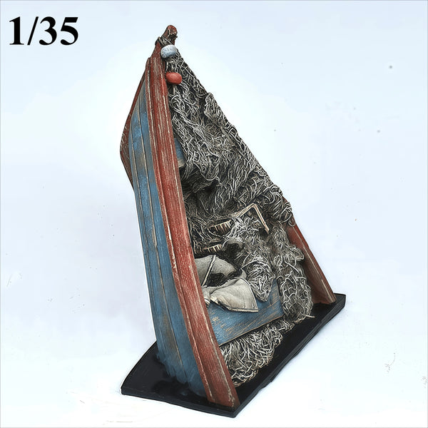 1/35 WWII German Coastal Defense Gun, Resin Model Vehicle Kit, Unassembled and Unpainted
