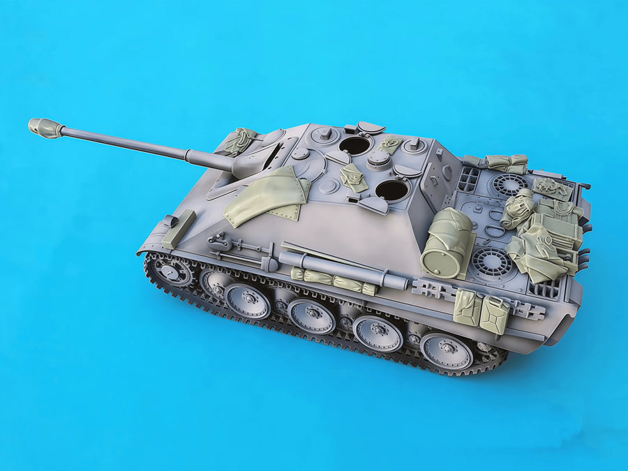 Tank Modification Detail Parts Sprue 1/35 Resin Kit - resin model view 3