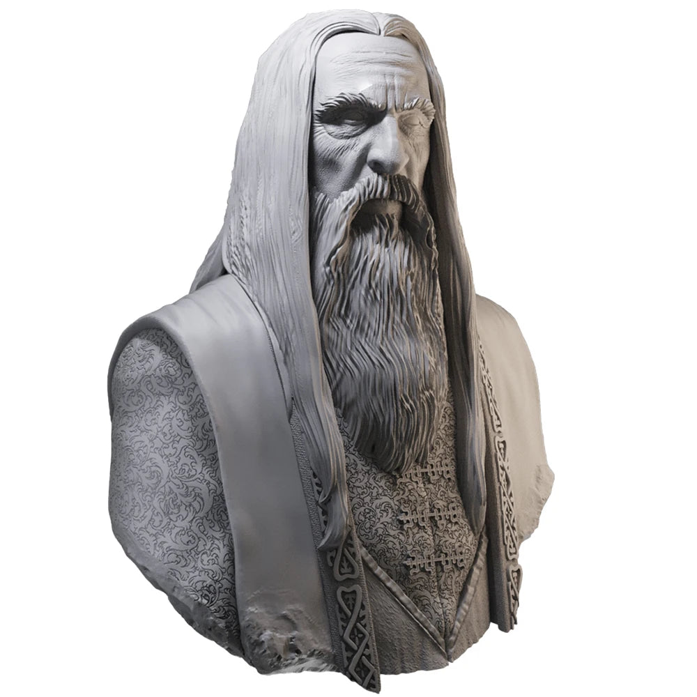 1/10 Soren Angma Fantasy Warrior Busts, 9 Figures, Resin Model Bust Kit, Fantasy Theme, Unassembled and Unpainted