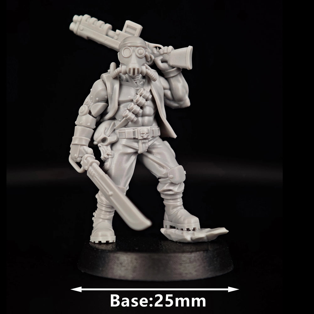 25mm Plasma Soldier, Resin Model Figure Kit, Fantasy Theme, Unassembled and Unpainted
